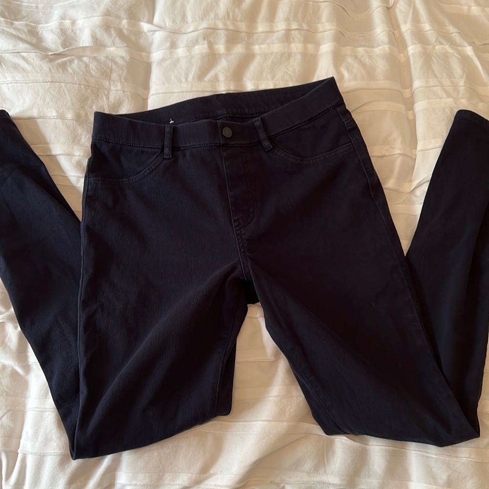 Uniqlo navy jeggings. Size medium.